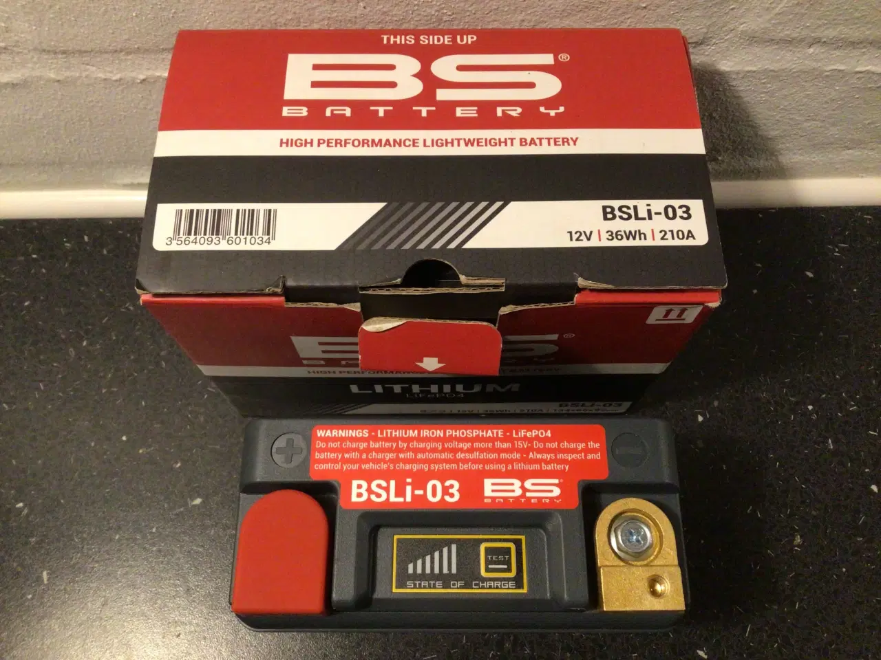 Billede 2 - BS Batteri BSLi-03 12V 36Wh