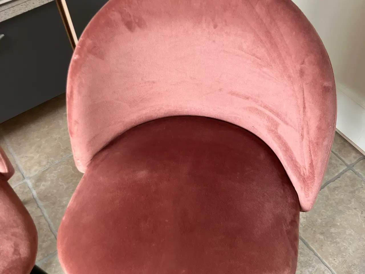 Billede 5 - Spisebordsstole i velour