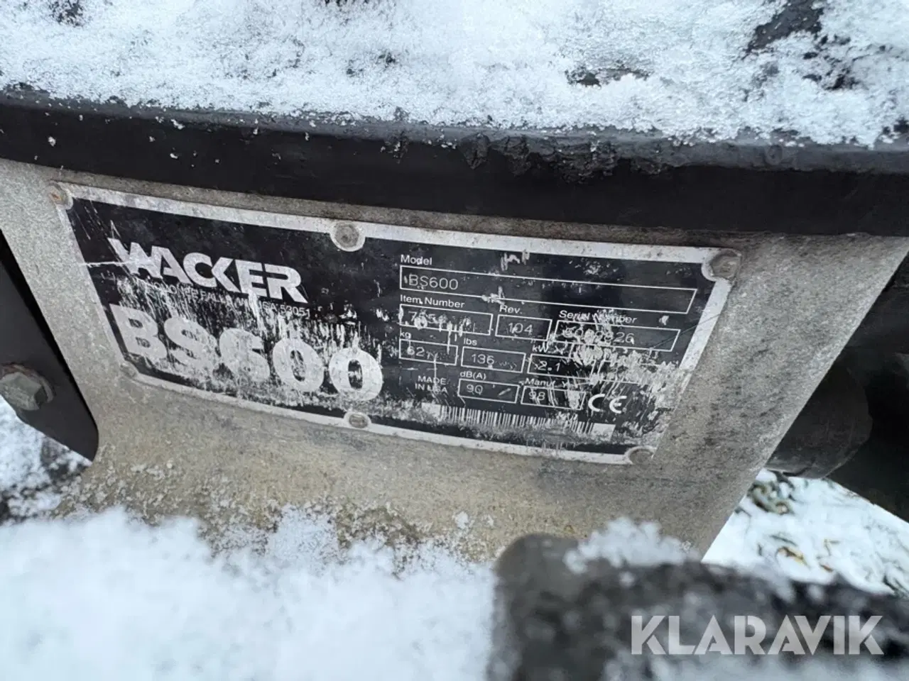 Billede 7 - Jordlop Wacker BS600