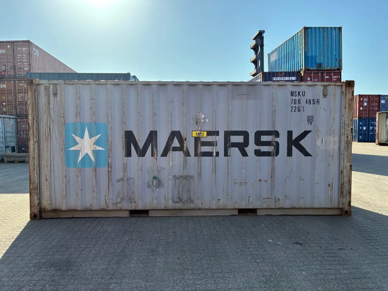 Billede 5 - 20 fods Container- ID: MSKU 706465-6