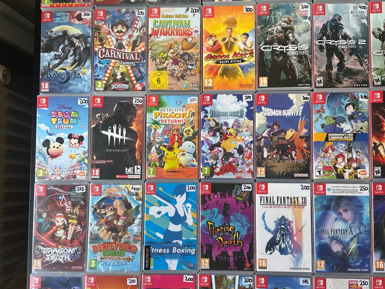 Billede 7 - 139 Stk Nintendo Switch Spil. Læs Beskrivelsen 
