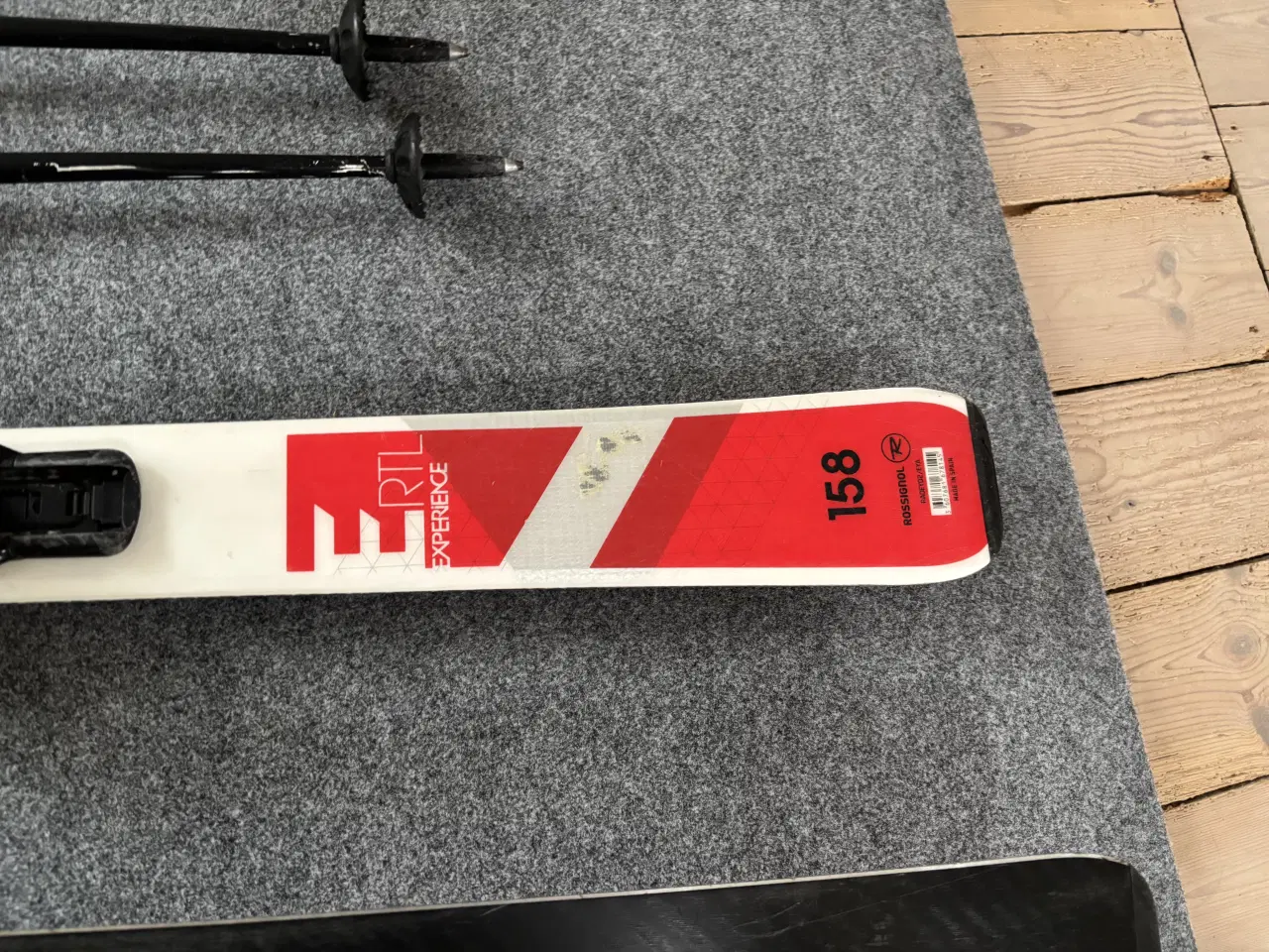 Billede 2 - Ældre men gode alpinski inkl stave