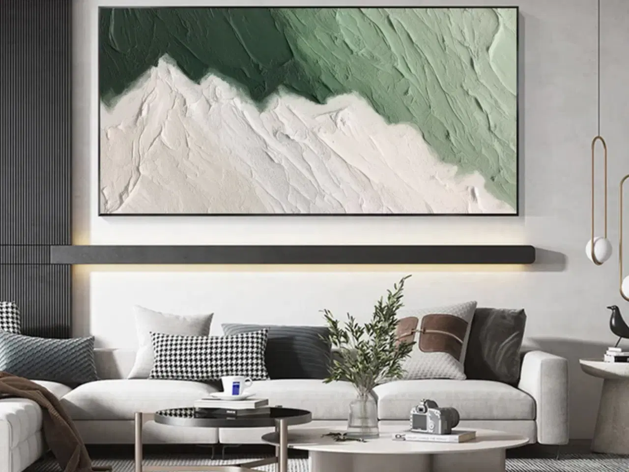 Billede 6 - Stort maleri 95 x 200 cm (Gratis levering)