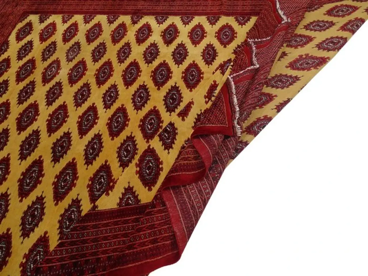 Billede 13 - Pakistansk håndknyttet Buchara tæppe - Certifikat