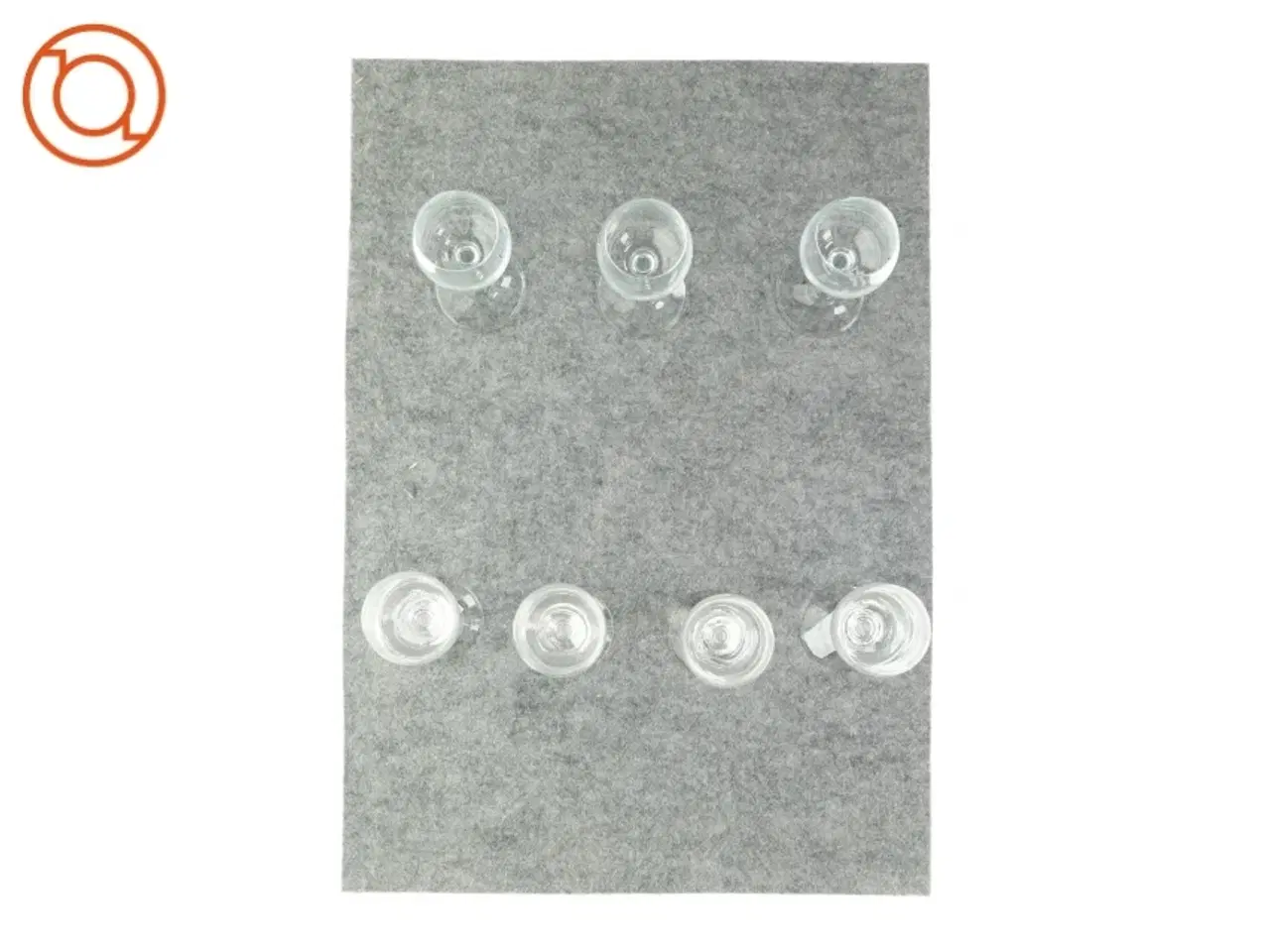 Billede 2 - Hvidvinsglas (7 stk) (str. HØ: 19x6 og 20x6 cm)