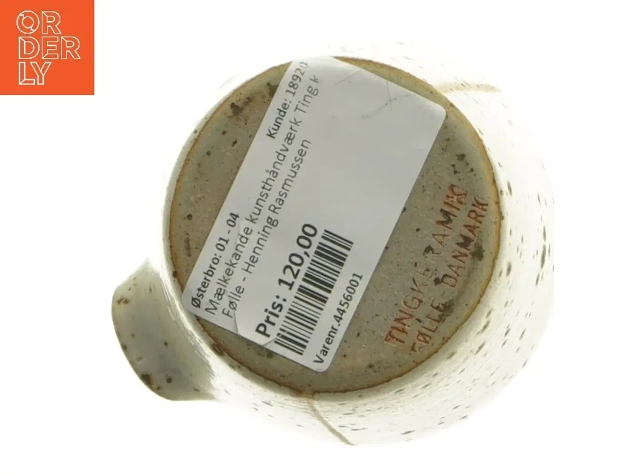 Billede 3 - Keramisk mælkekande fra Følle (str. 8 cm)