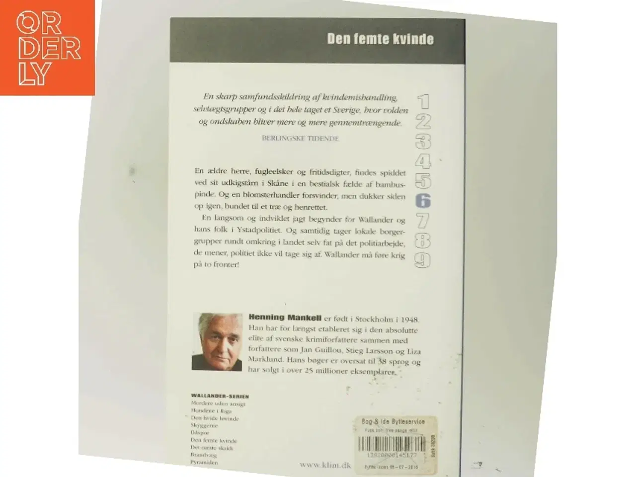 Billede 3 - Den femte kvinde af Henning Mankell