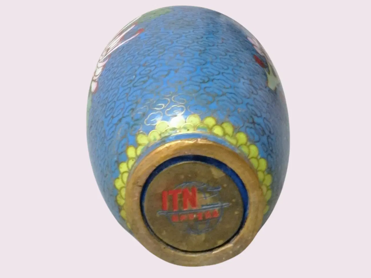 Billede 3 - Ældre, smuk cloisonne vase 