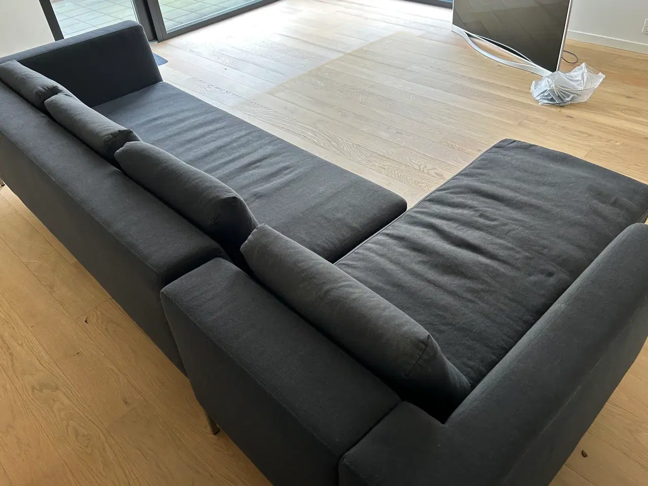 Billede 5 - Sofa med chaiselong