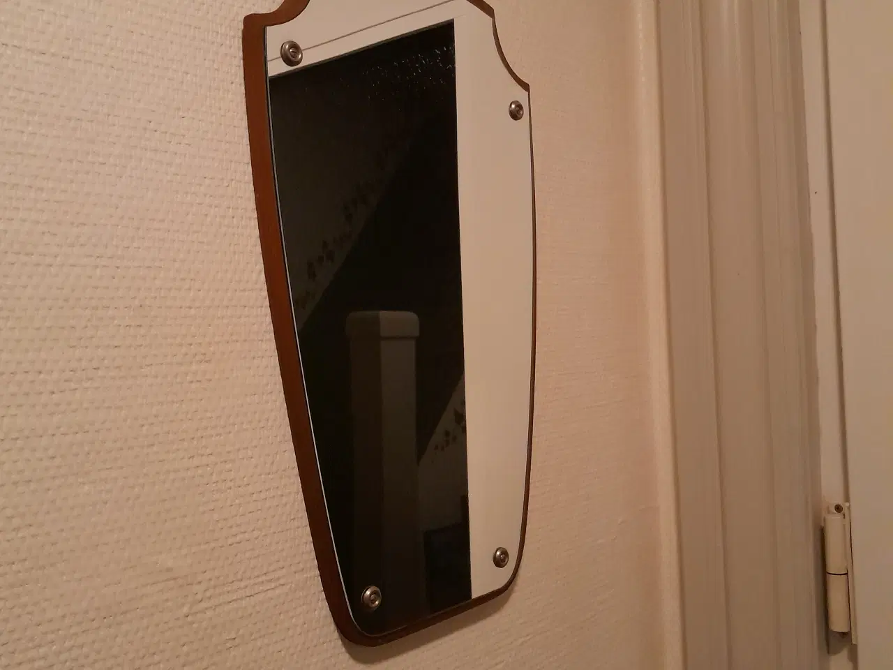 Billede 3 - Fint teak retro spejl 