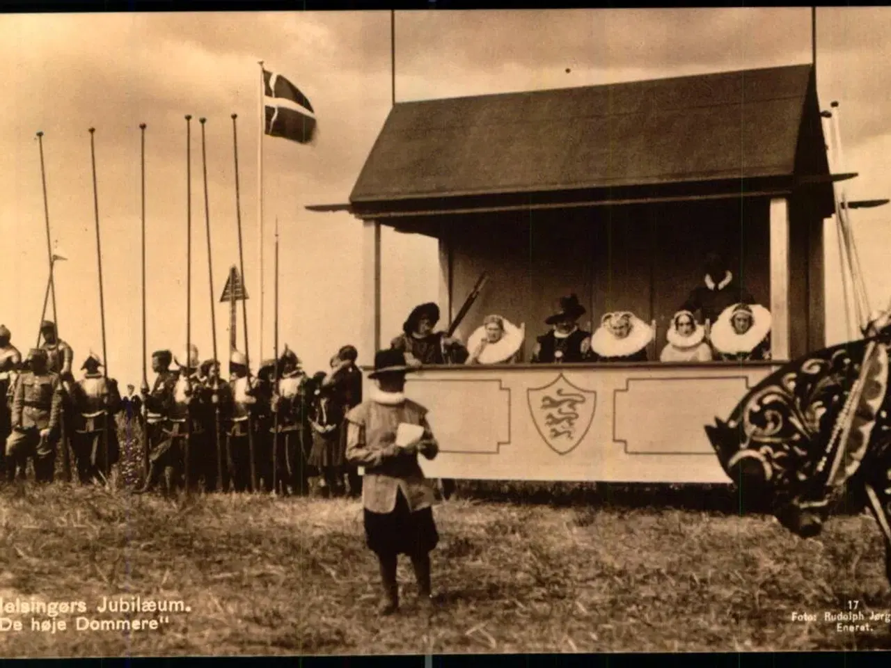 Billede 1 - Fra Helsingørs Jubilæum "De høje Dommere" - Rudolph Jørgensen 17 - Ubrugt