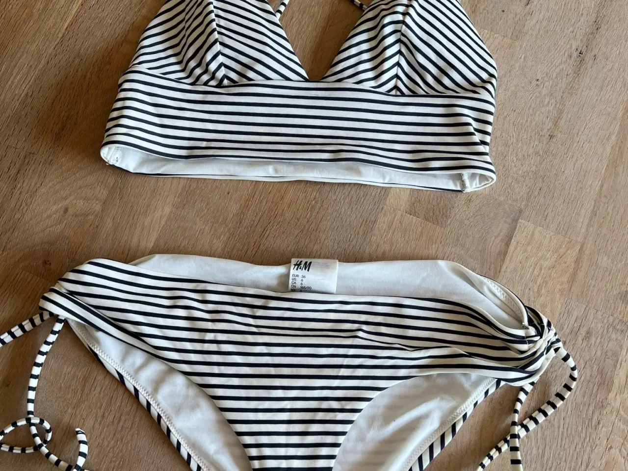 Billede 1 - H&M stribet bikini 