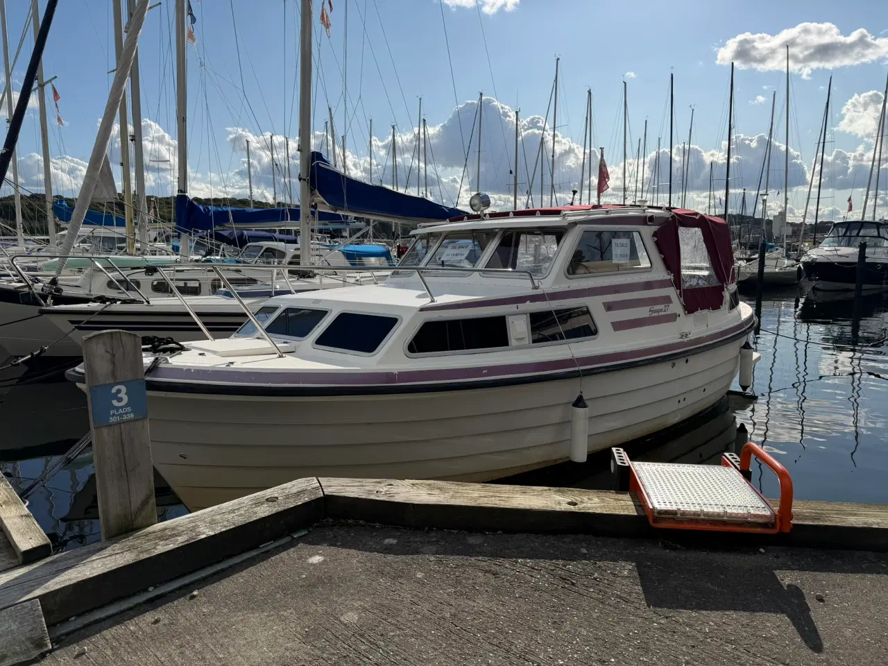 Billede 2 - Saga 27 med mast og rig