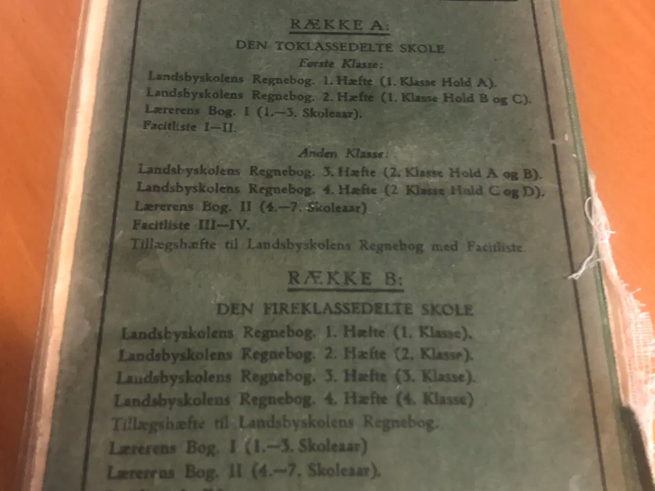 Billede 2 - Landsbyskolens Regnebog fra 1929