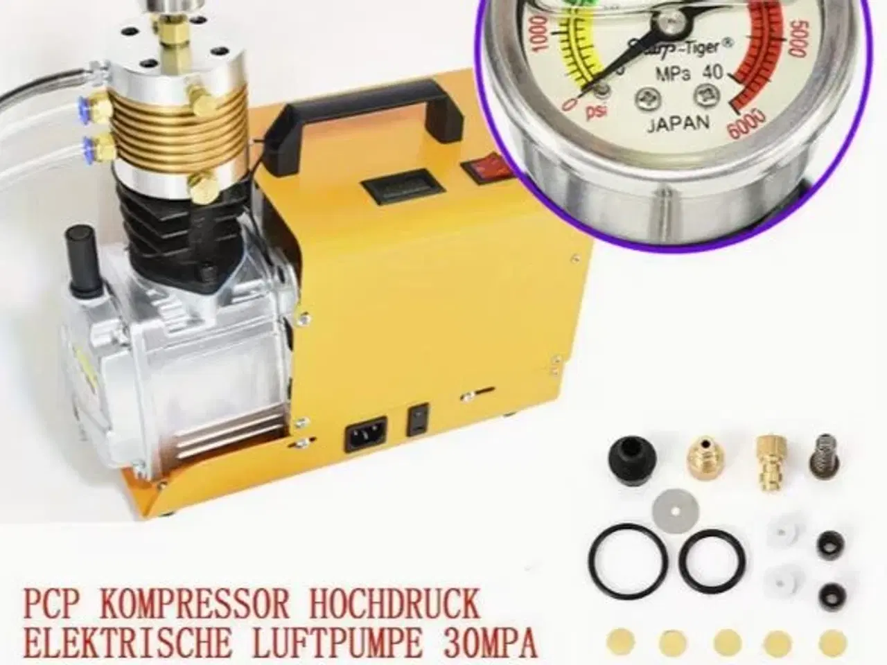 Billede 1 - PCP højtryks vandkøletkompressor til PCP luftgevær
