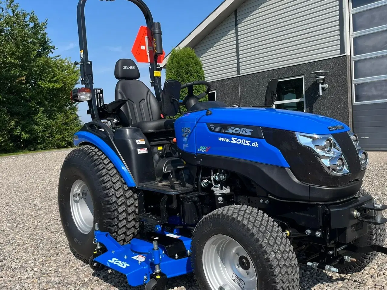 Billede 9 - Solis 26 HST Hydrostat Turf hjul og klipperbord