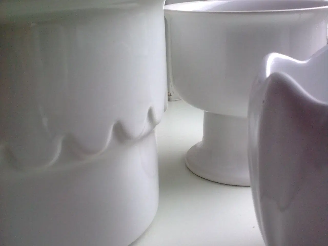 Billede 7 - ANNA 2 hvid Gustavsberg: Ler keramik potteskjuler