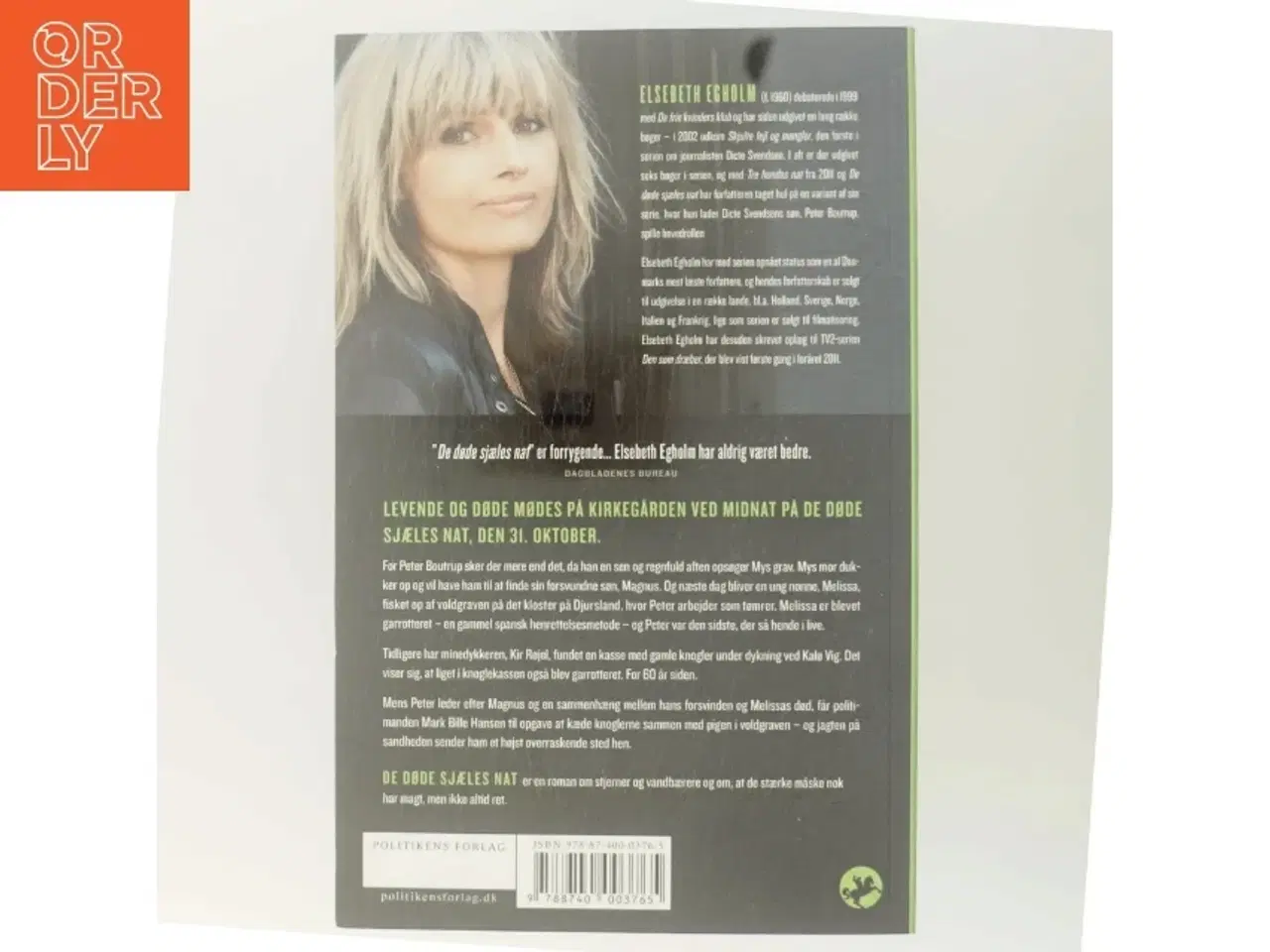 Billede 3 - De døde sjæles nat af Elsebeth Egholm (Bog)