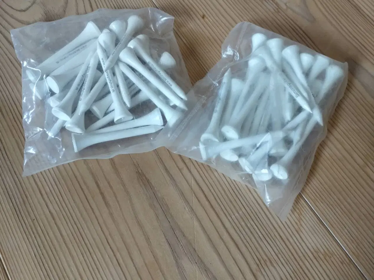Billede 5 - Golf bag med vogn, jern og golfkuler