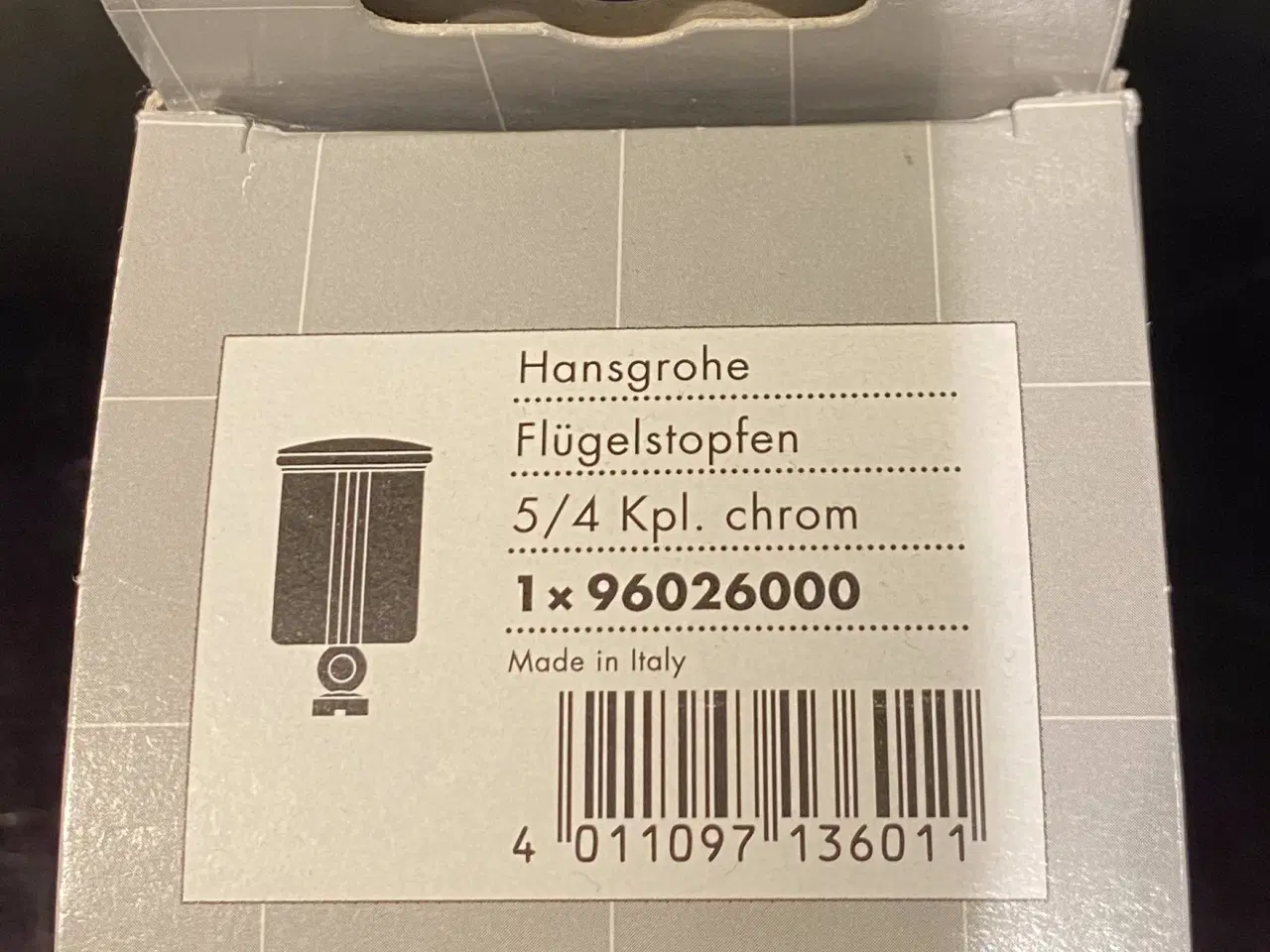 Billede 2 - Hansgrohe bundventil 5/4 Kpl. krom