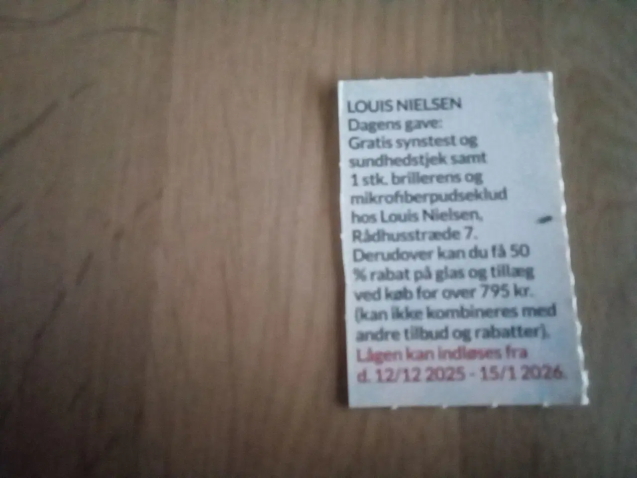 Billede 1 - Synstest og sundhedstjek samt brillerens