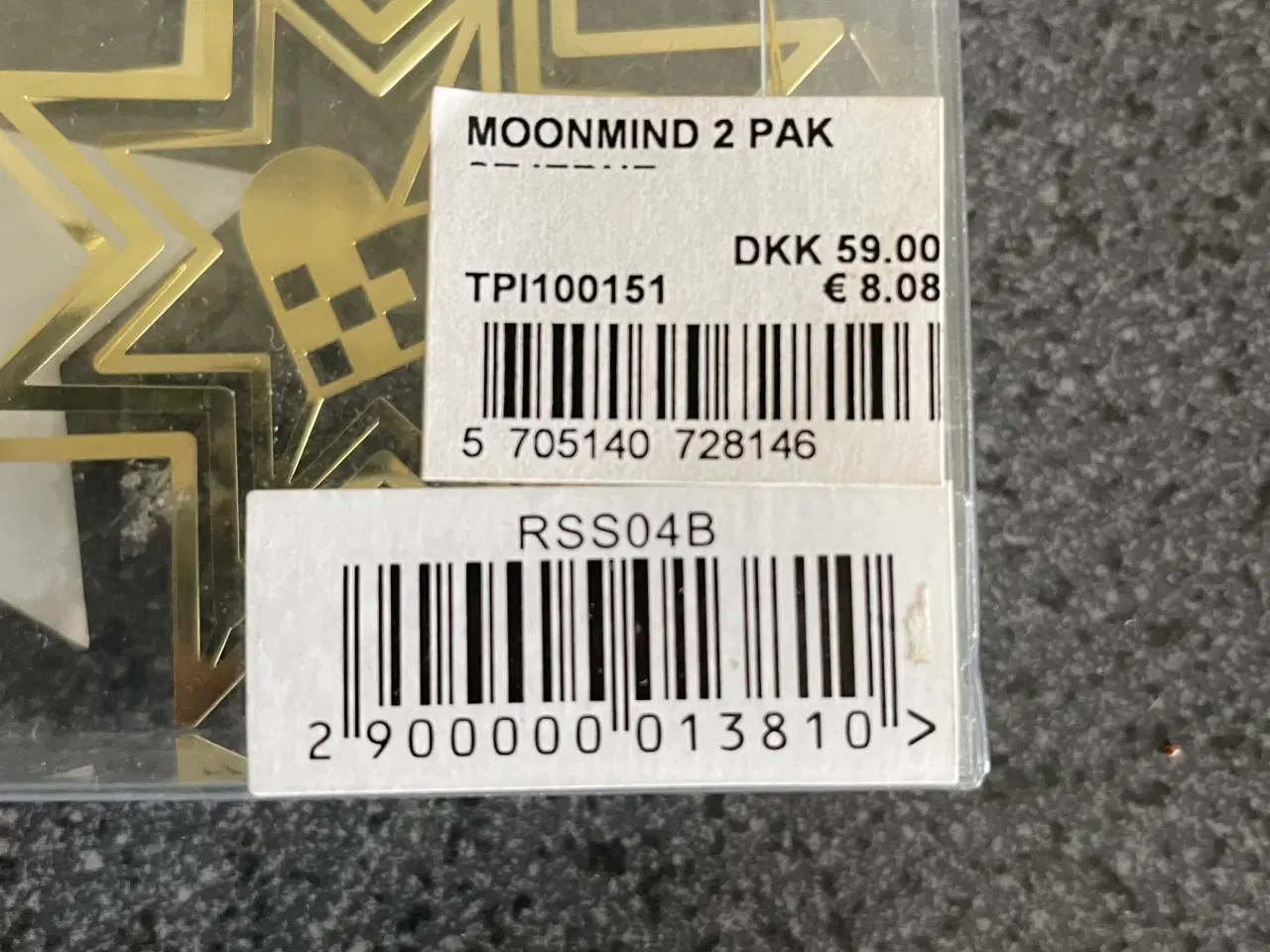 Billede 10 - 7 æsker med flotte forgyldte juleophæng MOONMIND