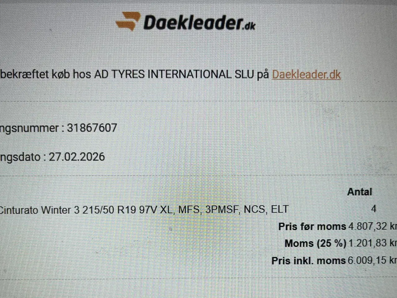 Billede 8 - Originale CUPRA Born fælge med helt nye Pirelli