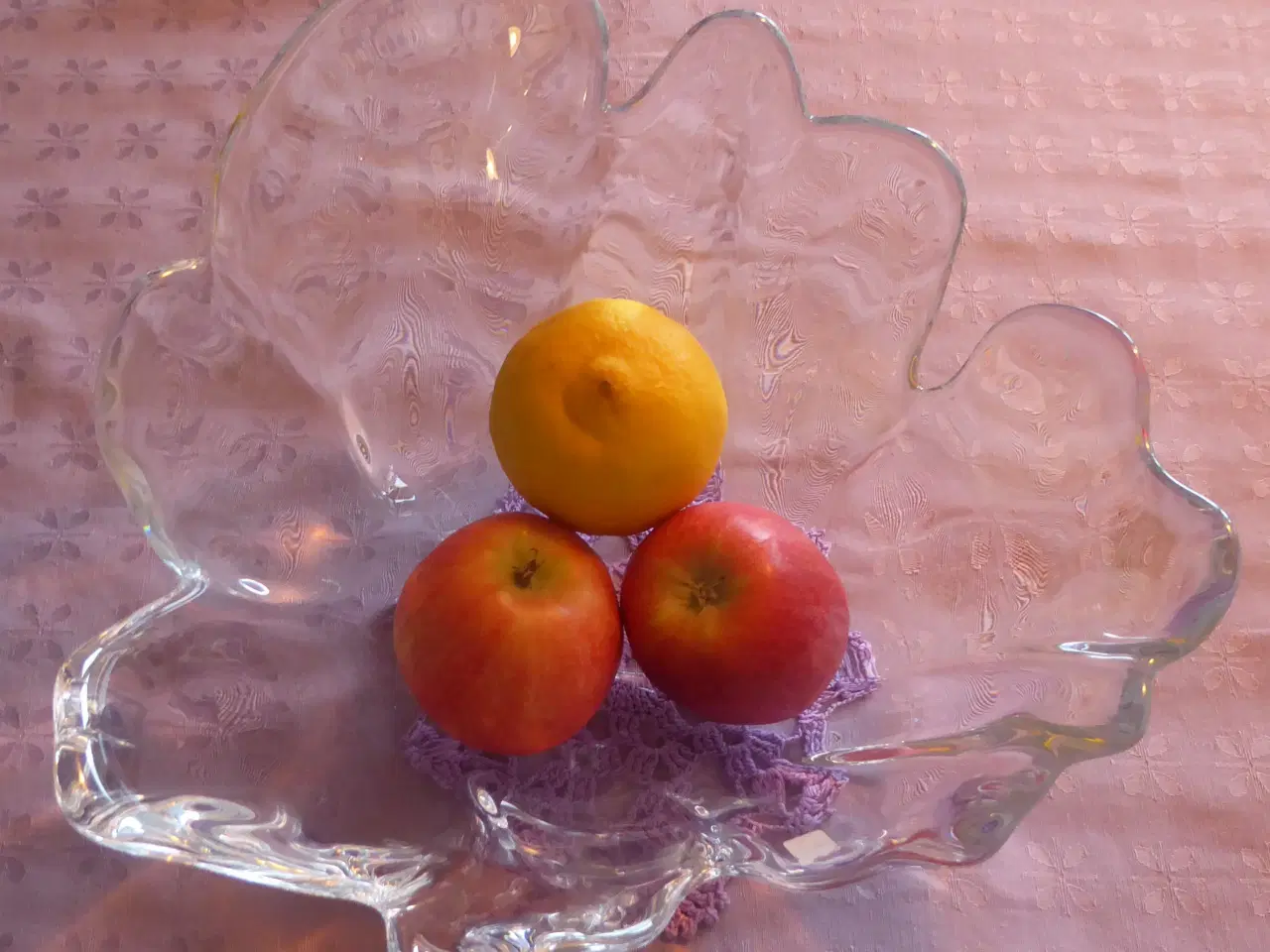 Billede 2 - Holmegaard Stor Natura glasskål 