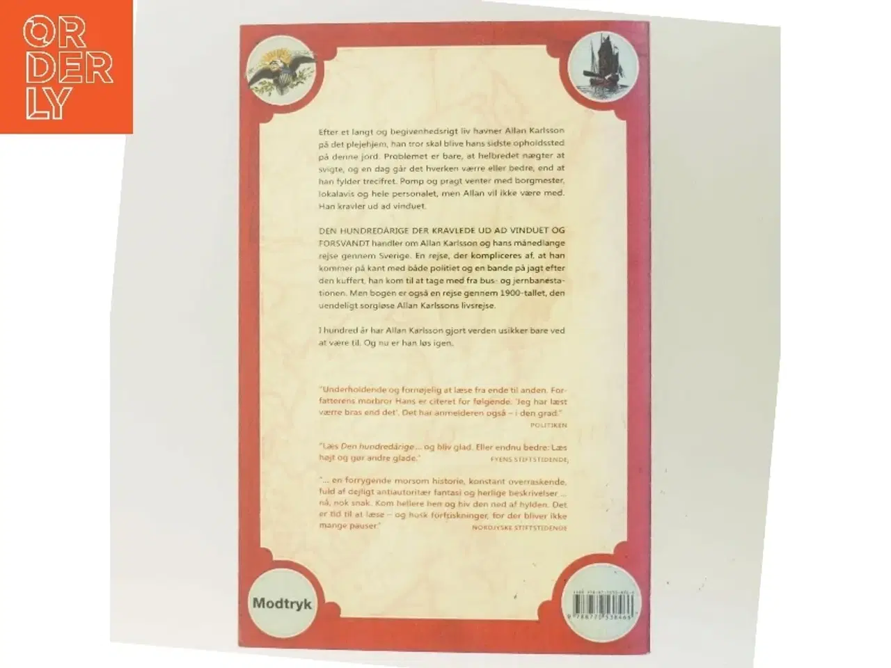 Billede 3 - Den hundredårige der kravlede ud af vinduet og forsvandt af Jonas Jonasson (Bog)