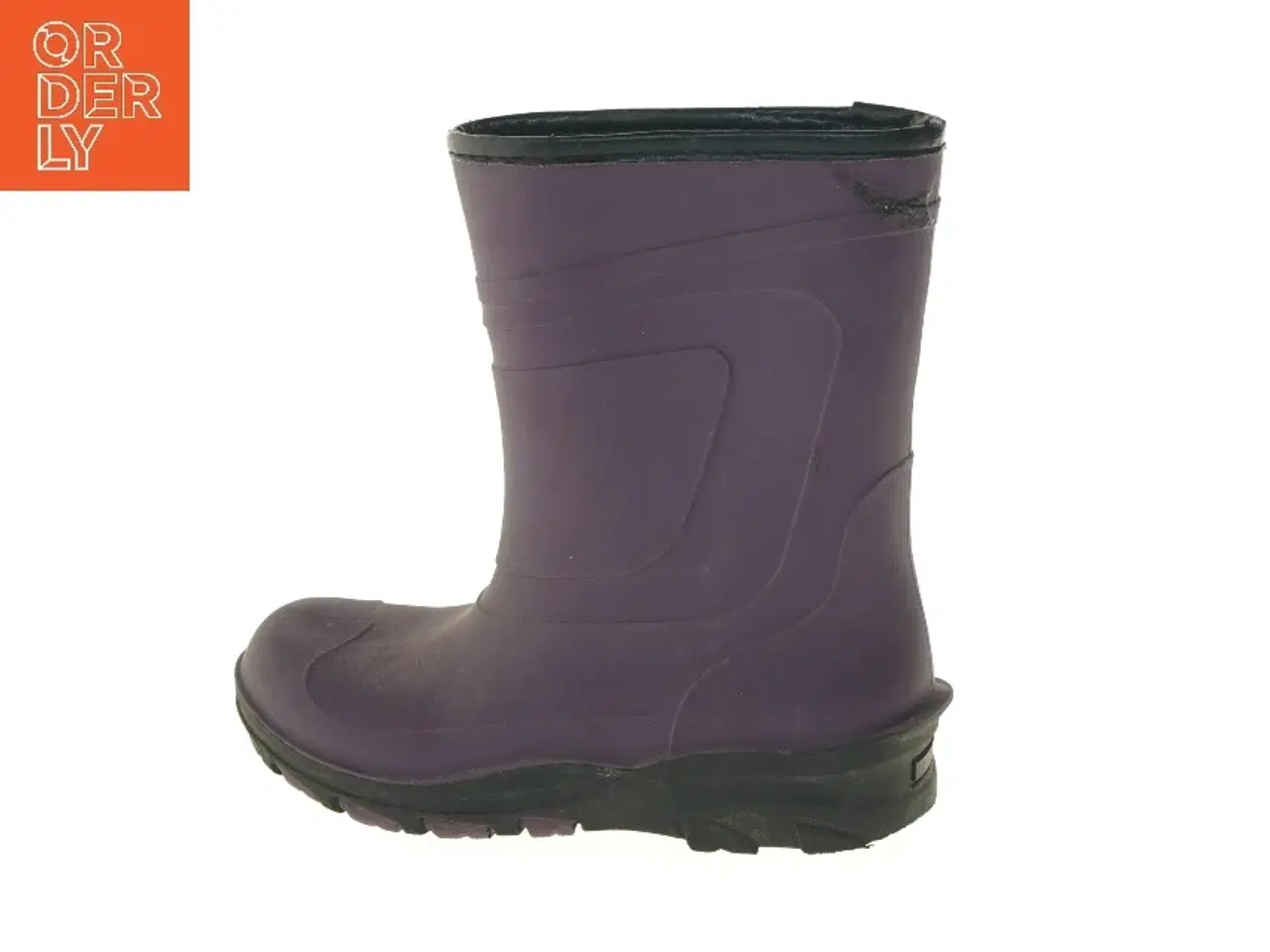 Billede 1 - Lilla forede gummistøvler str. 38 (str. 38 )