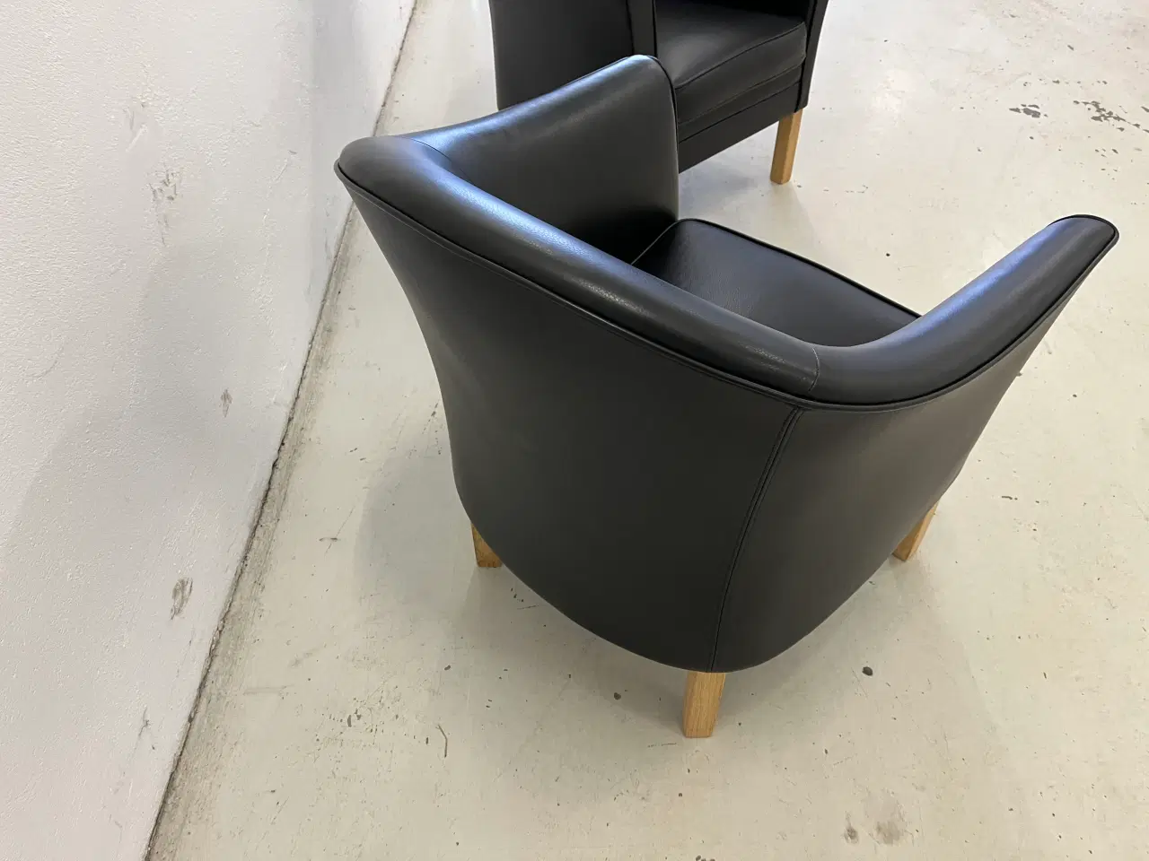 Billede 8 - Mogens Hansen MH80 Dronningestole sort semianilin.