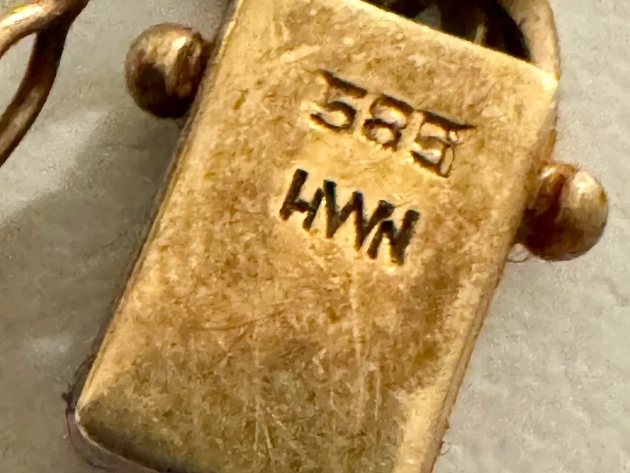 Billede 3 - Massivt Bismarck armbånd i 14 kt guld – 19 g – HWN