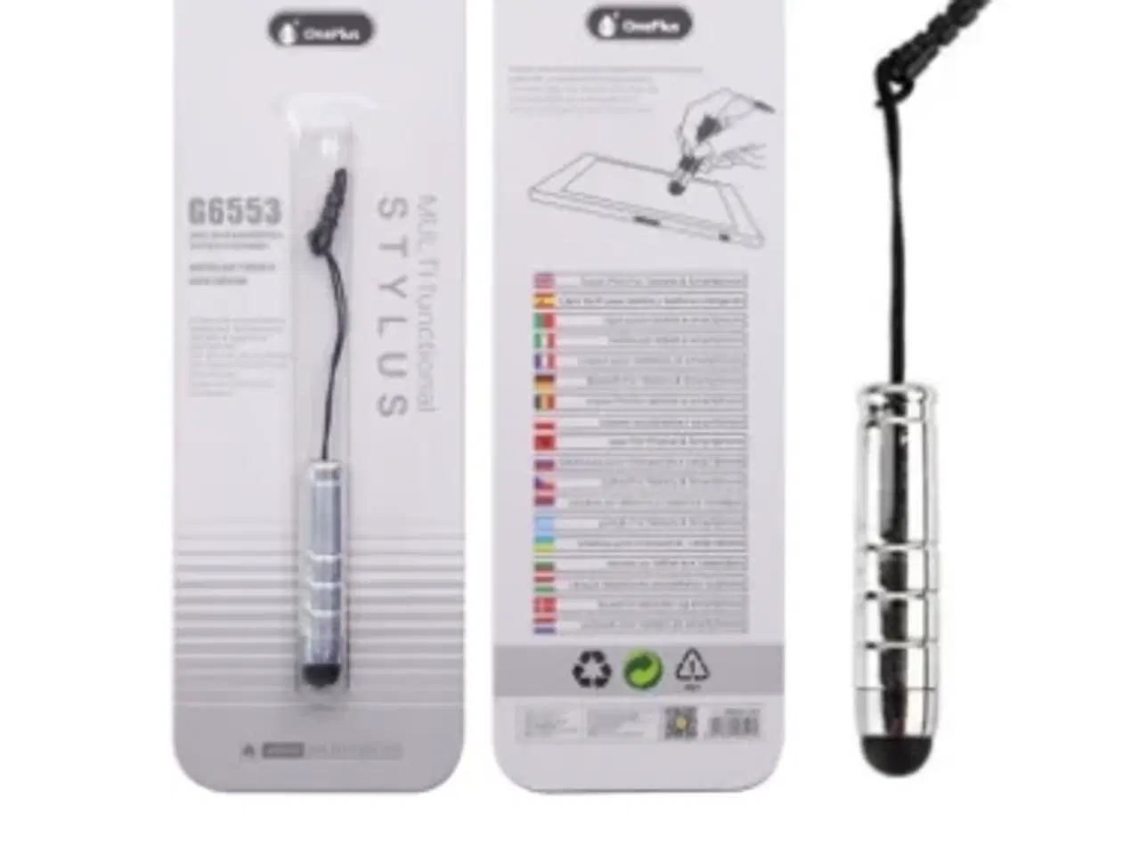 Billede 1 - 10 stk. Stylus pen til Smartphone / tablet i butiksindpakning