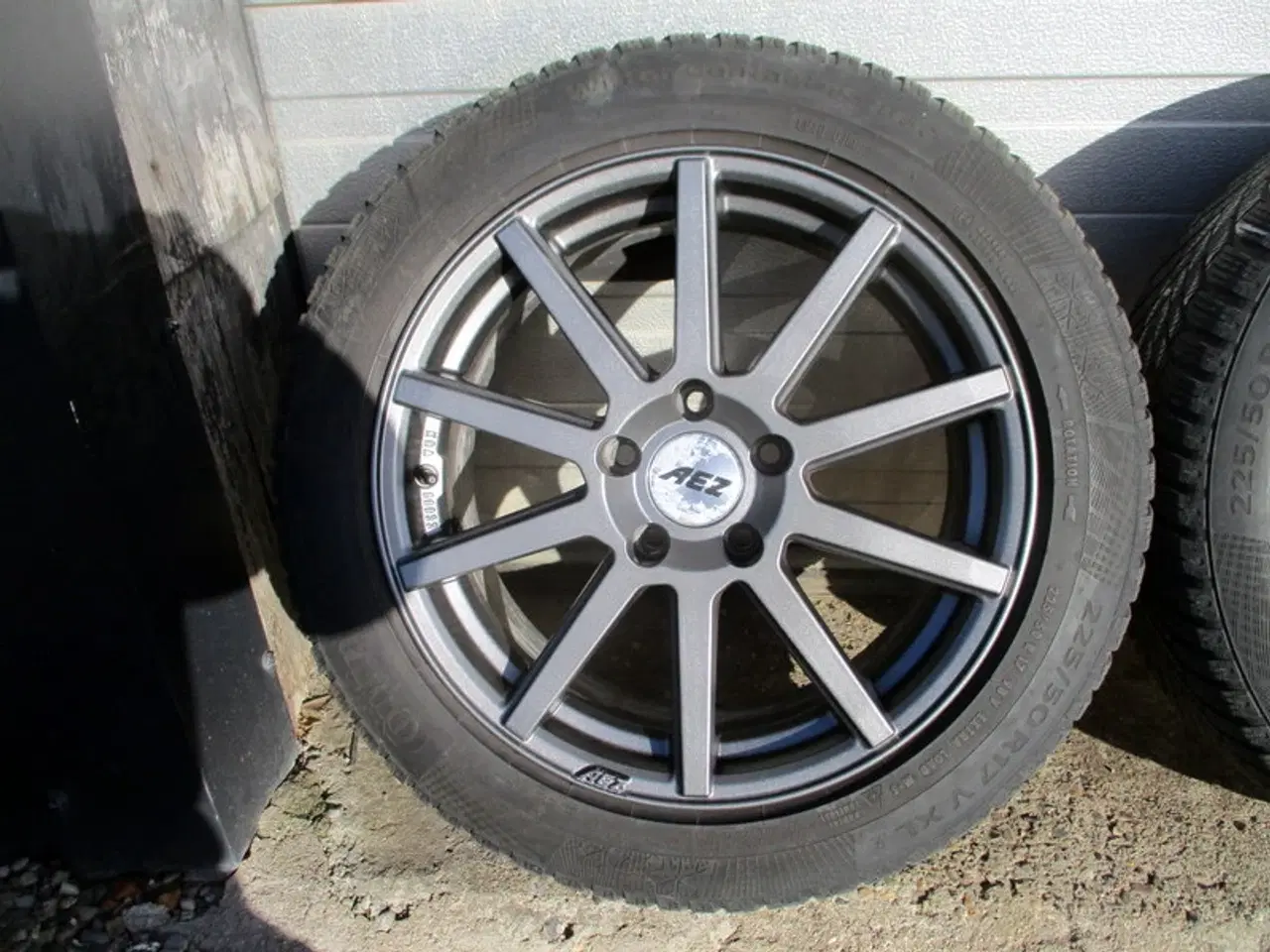 Billede 2 - 17" AEZ 5X115 ET40 nav70 225/50/17" vinterdæk