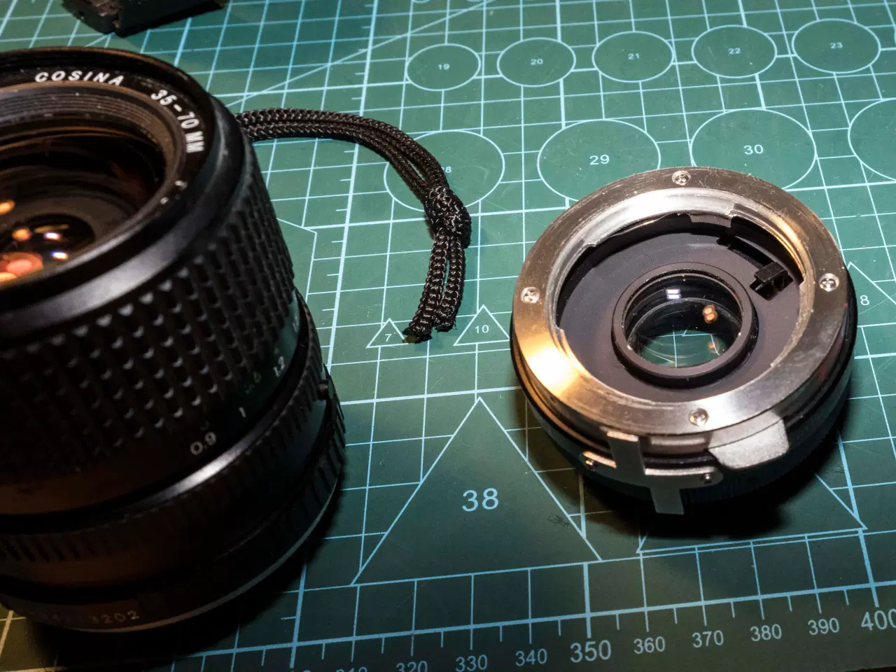Billede 1 - Objektiv Cosina MC Makro 35-70/ 3,5-4,5. Minolta.