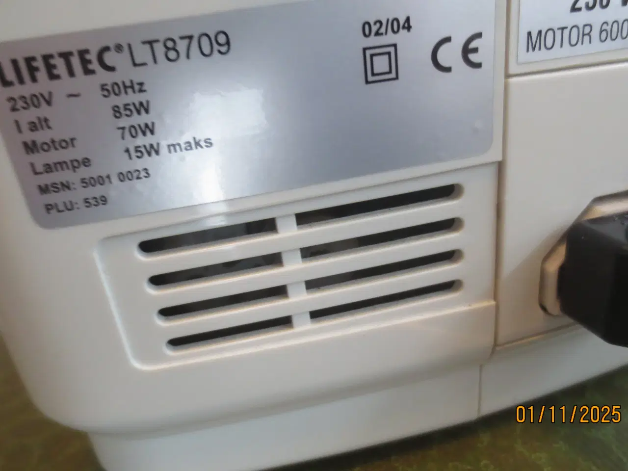 Billede 4 - 1 stk Lifetec Model LT 8709 Friarmssymaskine 