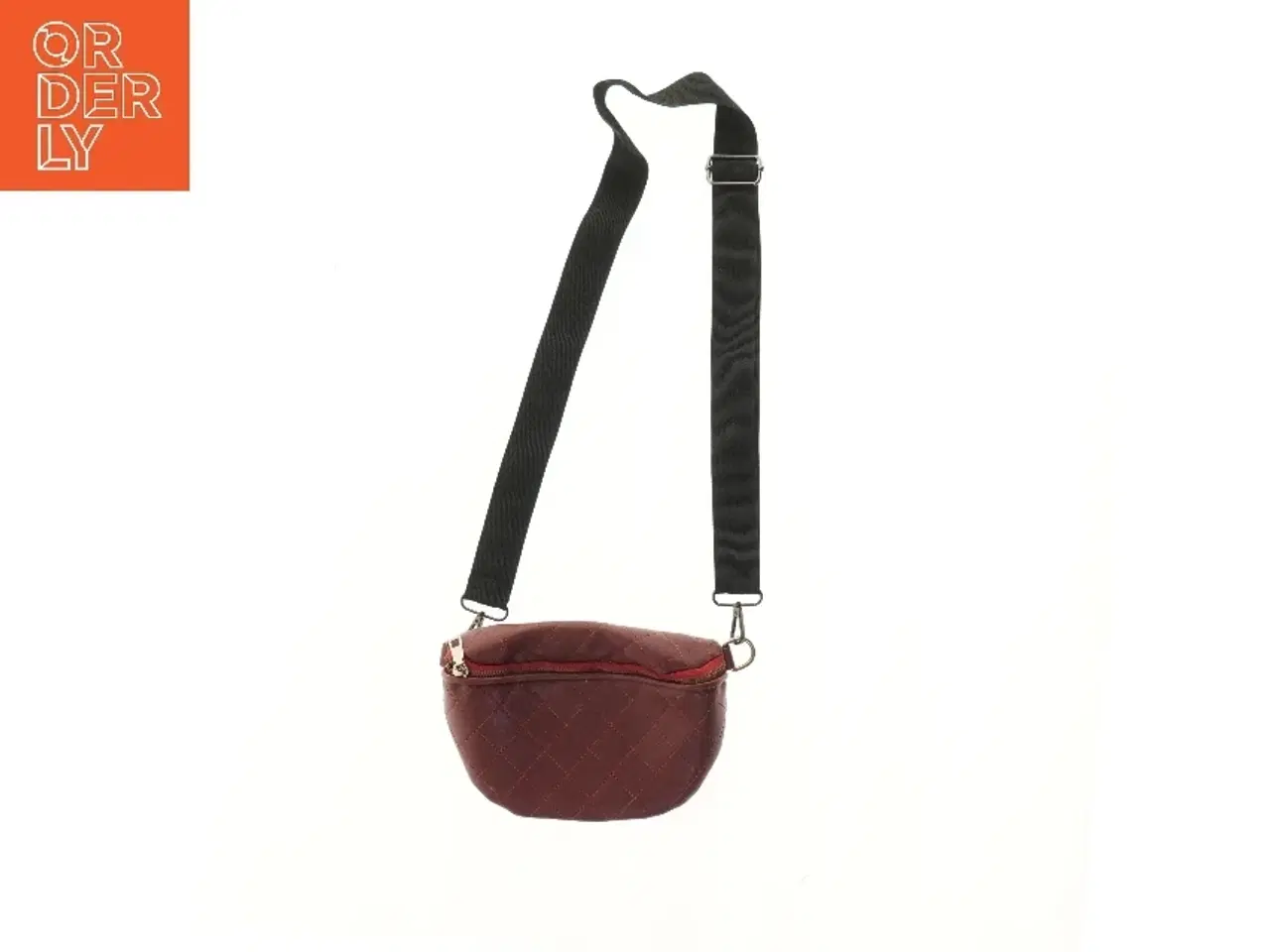 Billede 1 - Rød bæltetaske med strop (str. 17x7x24 cm)