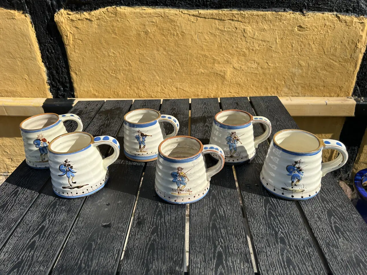 Billede 2 - 6 krus fra Knabstrup Keramik 