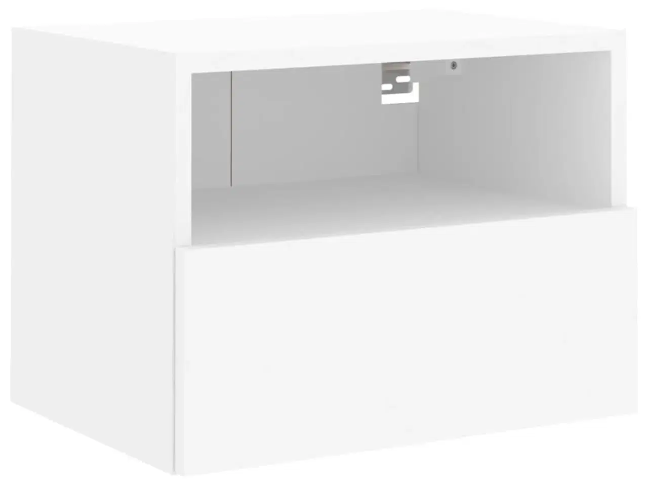 Billede 6 - Væghængte tv-borde 2 stk. 40x30x30 cm konstrueret træ hvid
