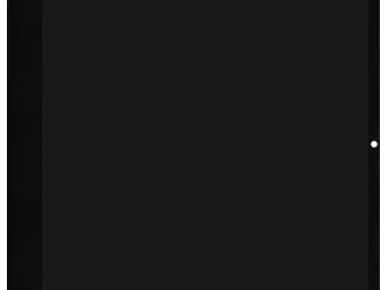 Billede 2 - Altanafskærmning 90x800 cm 100 % polyester sort