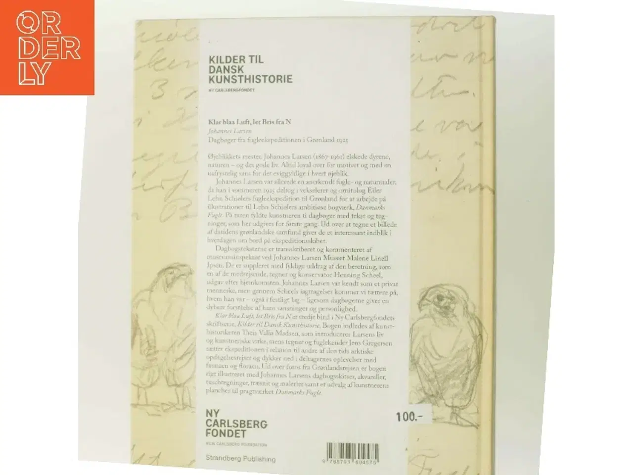 Billede 3 - Klar blaa Luft, let Bris fra N : dagbøger fra fugleekspeditionen i Grønland 1925 af Johannes Larsen (f. 1867) (Bog)