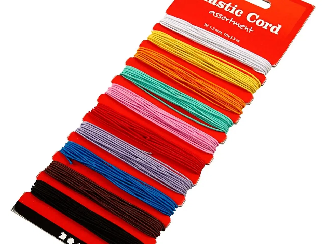 Billede 1 - Elastiksnor 1 mm x 10 m - Kreativ og farverig