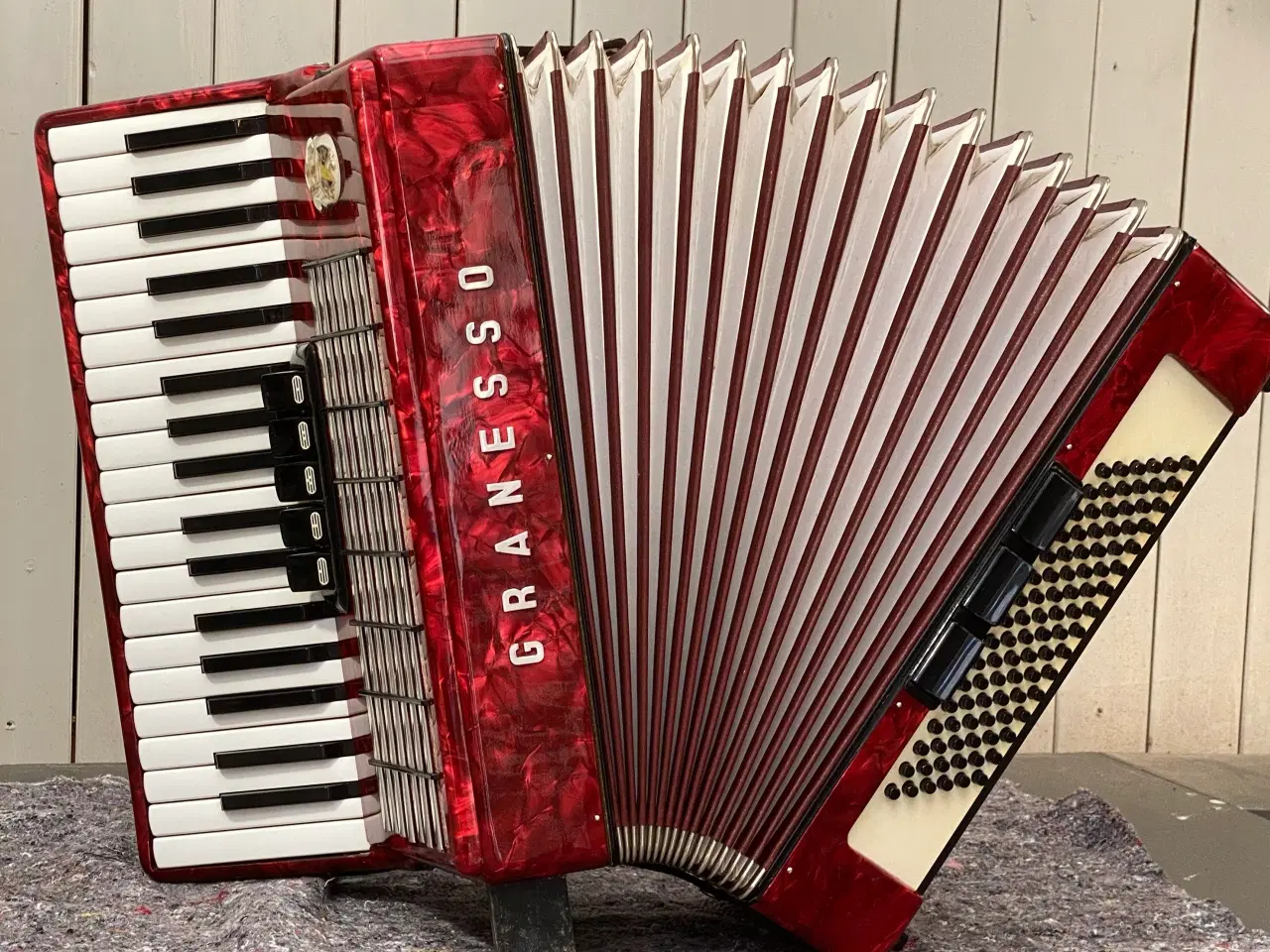 Billede 10 - Granesso harmonika – vintage rød perlemor, sælges 