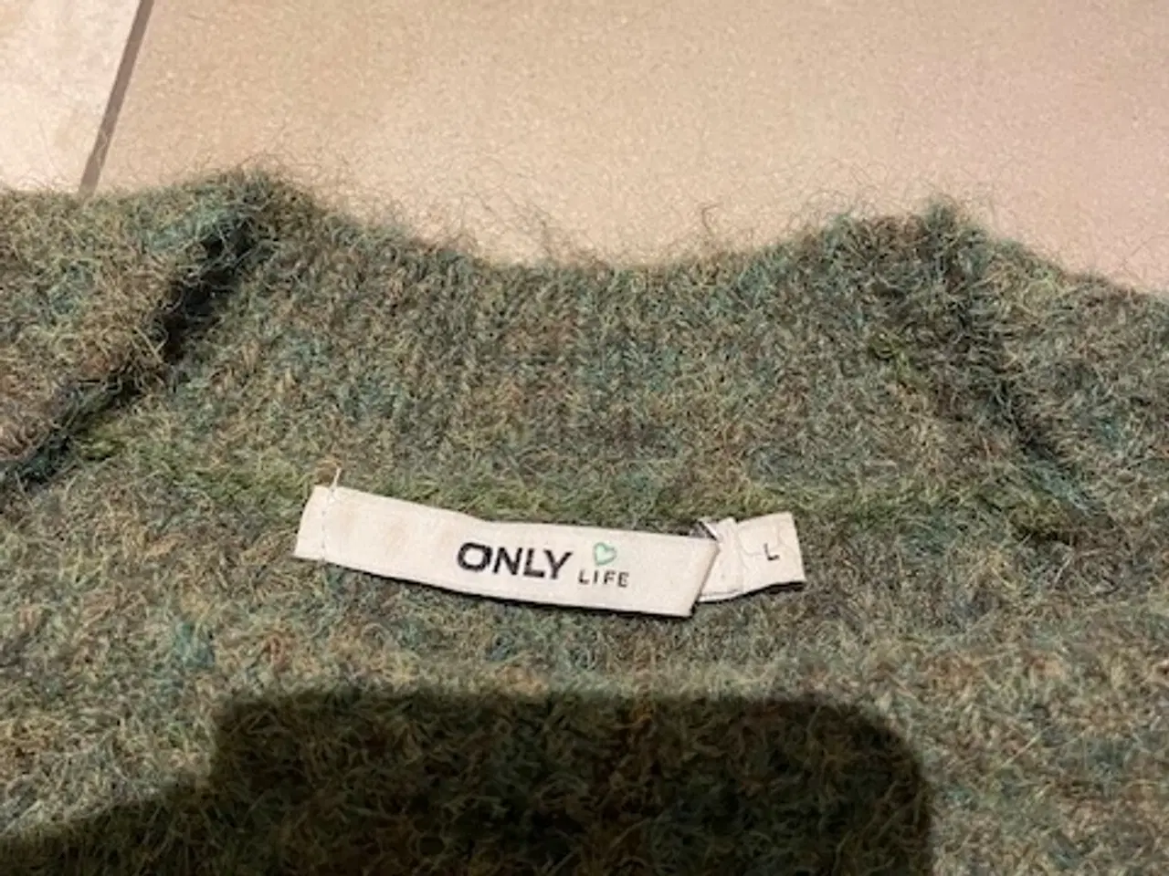 Billede 3 - Striktrøje grøn