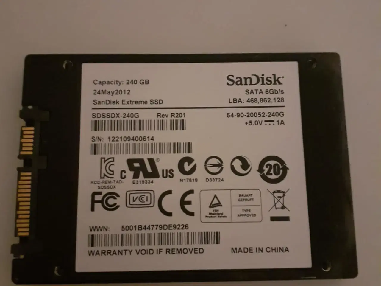 Billede 2 - SanDisk Extreme 240GB og Kingston 120GB SSD