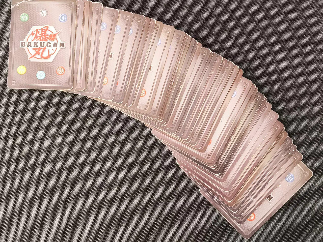 Billede 1 - Bakugan kort - Grå - 44 stk.