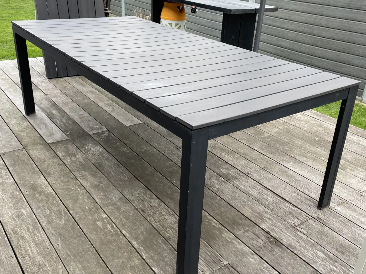 Billede 4 - Havebord i komposit sort Længde 210-310 cm