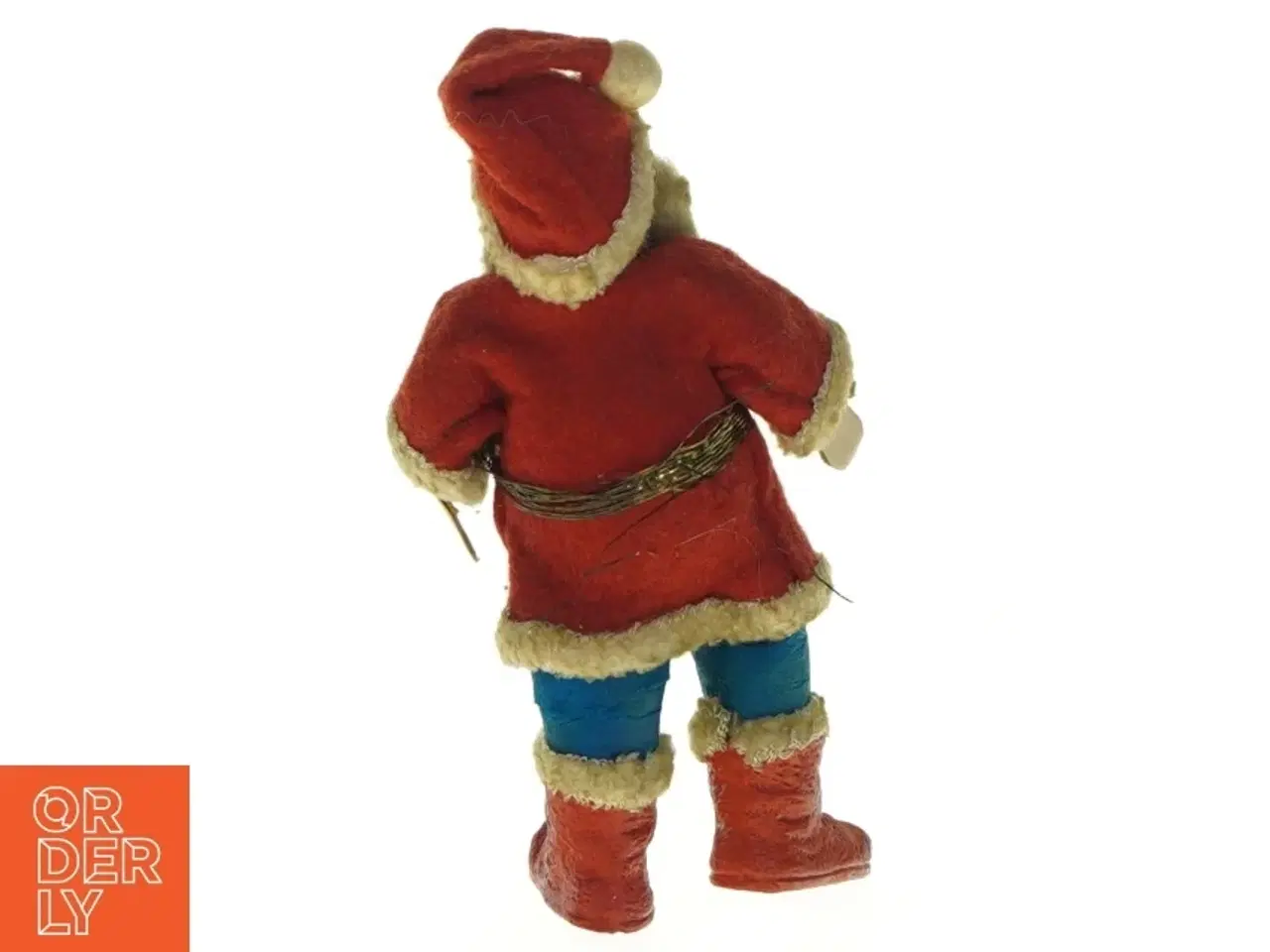 Billede 2 - Julemandsfigur, antik (str. 14 x 7 cm)