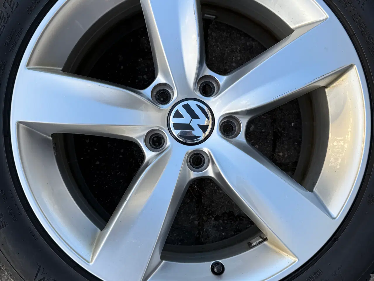 Billede 1 - Originale VW vinter alufælge model Avus 17 tommer