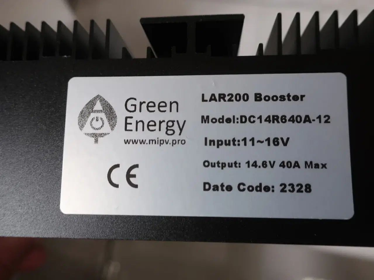 Billede 4 - 3 stk. booster GREEN ENERGY LAR200 DC14R640A-12